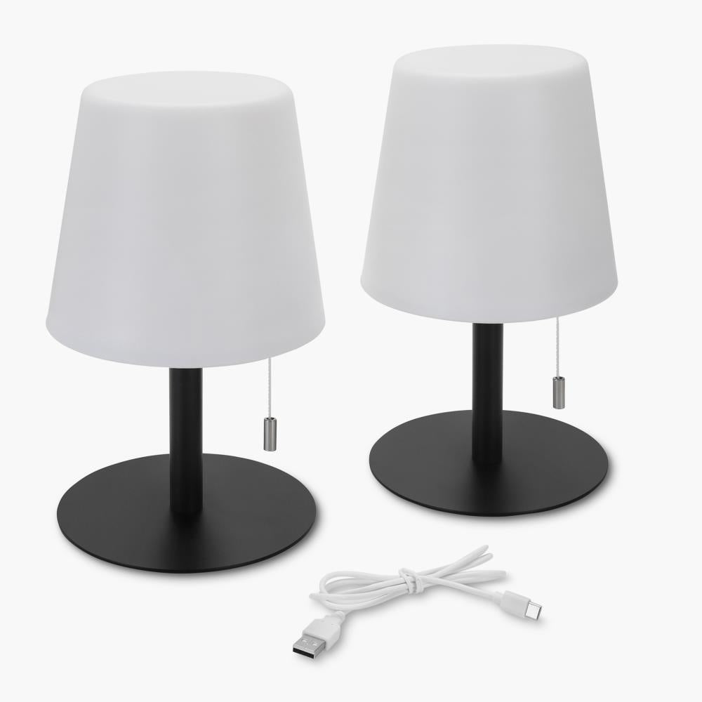 The Rechargeable Cordless Outdoor Table Lamps (Set Of Two)