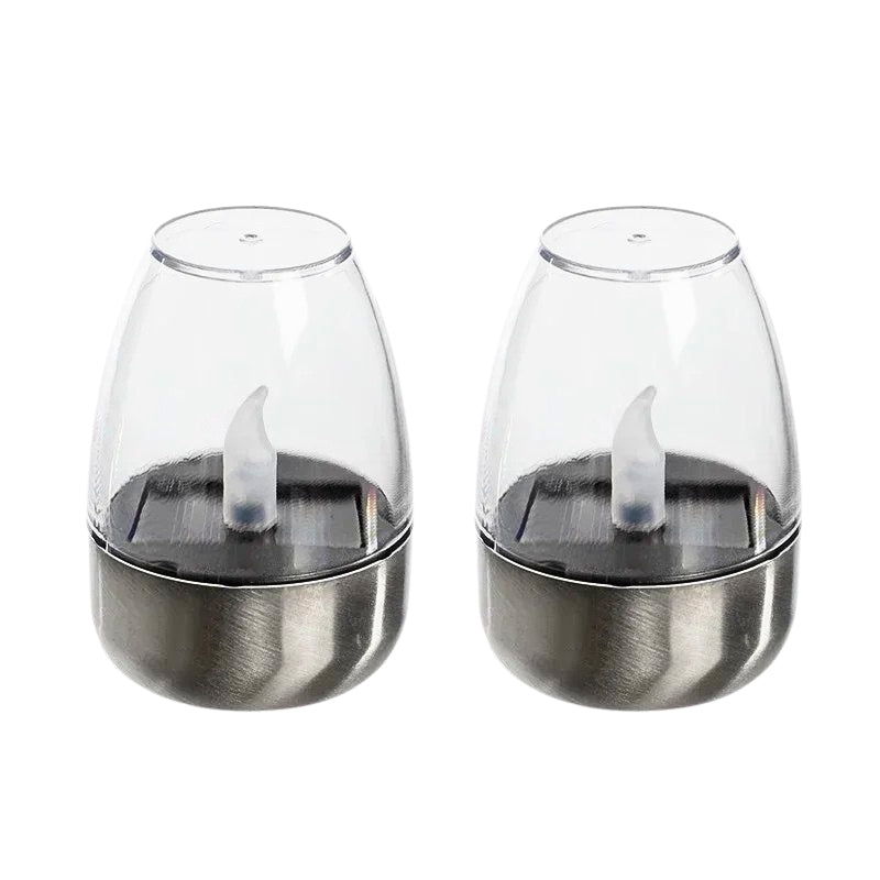 Solar Candle Lamp – Warm Flickering LED Light for Outdoor Garden & Patio Decor