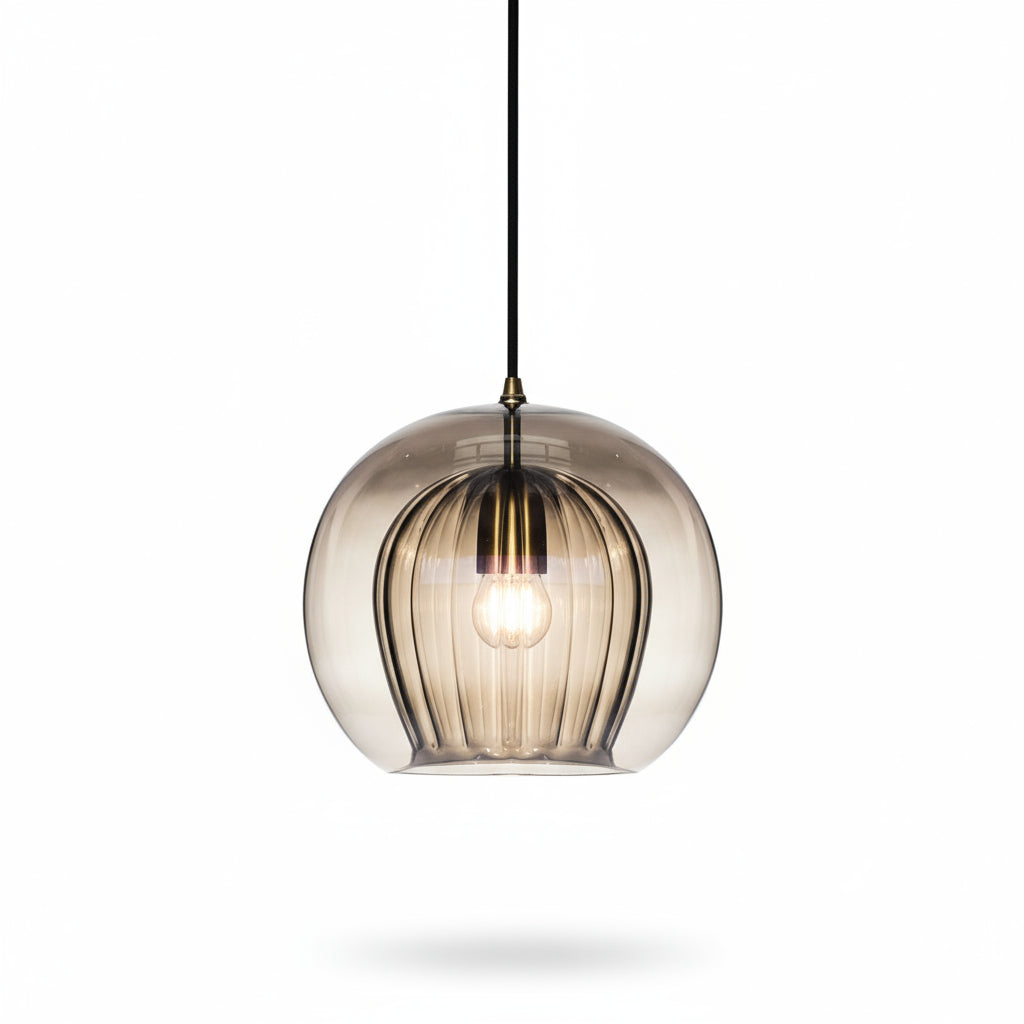 Modern Glass Pendant Light | LED Hanging Lamp for Home Décor