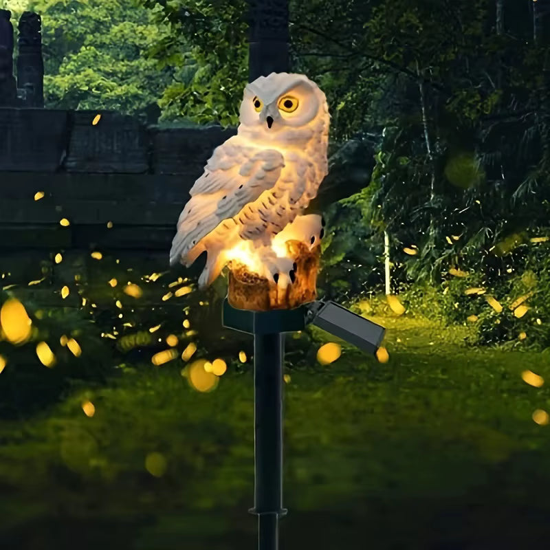 Owl Solar Garden Light – Waterproof Animal Lamp for Outdoor Decoration