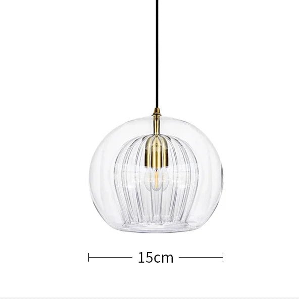 Modern Glass Pendant Light | LED Hanging Lamp for Home Décor - Kyrafy