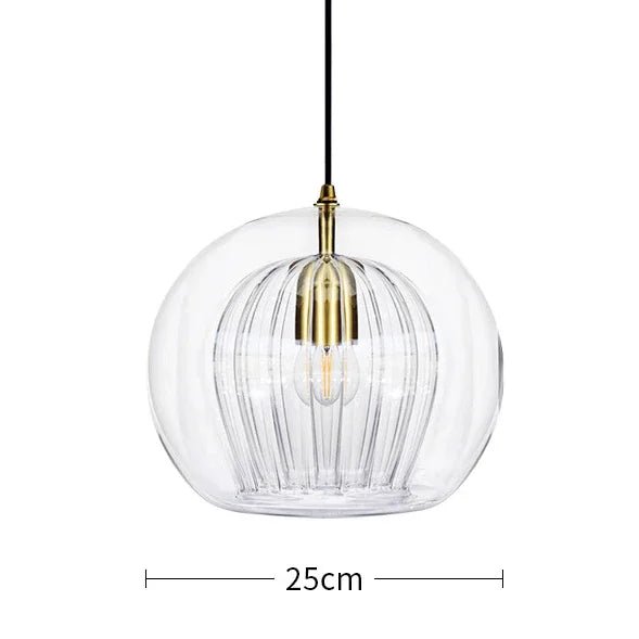 Modern Glass Pendant Light | LED Hanging Lamp for Home Décor - Kyrafy