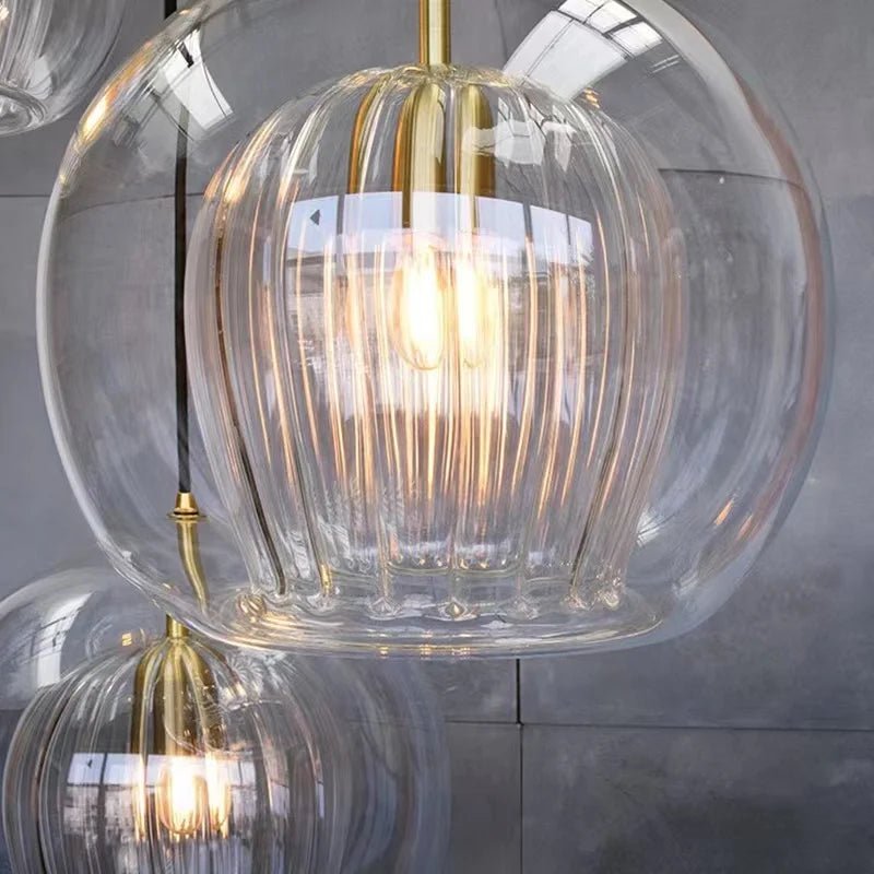 Modern Glass Pendant Light | LED Hanging Lamp for Home Décor - Kyrafy