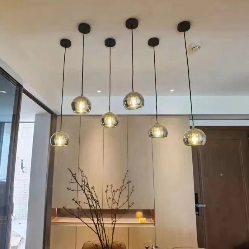 Modern Glass Pendant Light | LED Hanging Lamp for Home Décor - Kyrafy