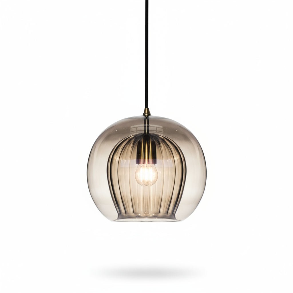 Modern Glass Pendant Light | LED Hanging Lamp for Home Décor - Kyrafy
