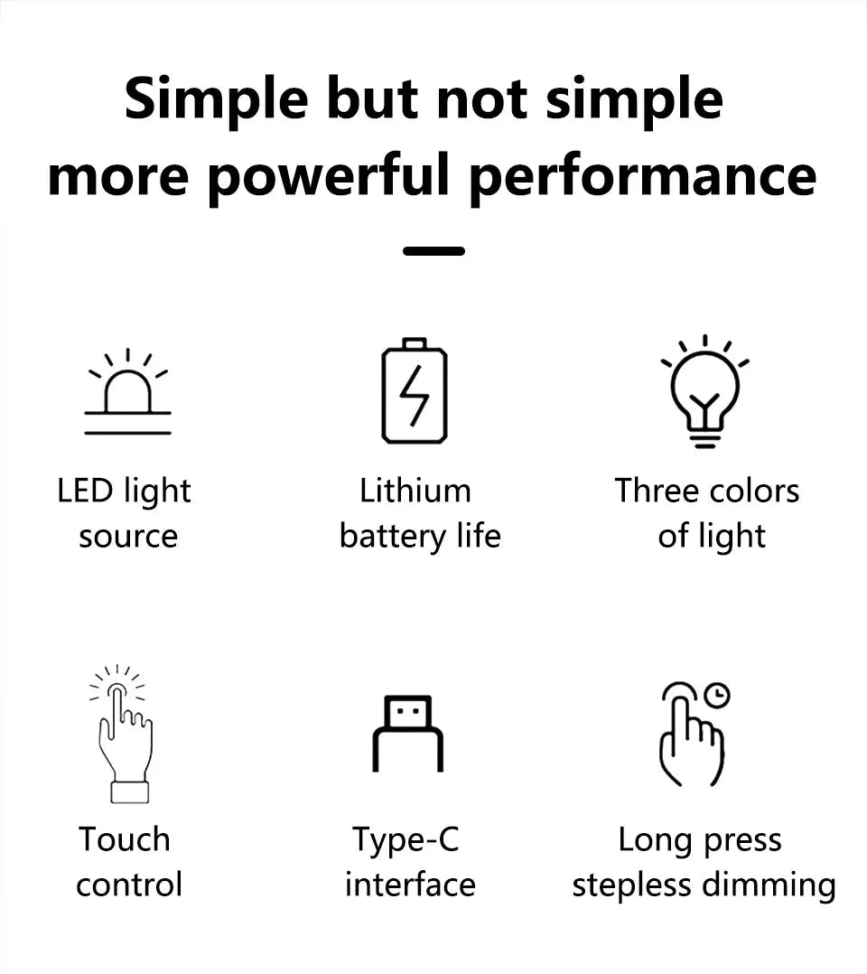 Rechargeable LED Bottle Table Lamp – Touch Control, Dimmable & Portable Light for Home Decor - Kyrafy