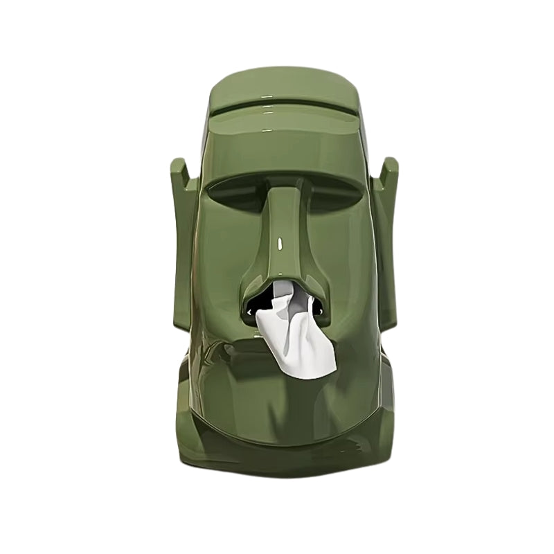 Creative Stone Figure Tissue Box – Modern Decorative Tissue Holder for Home & Office