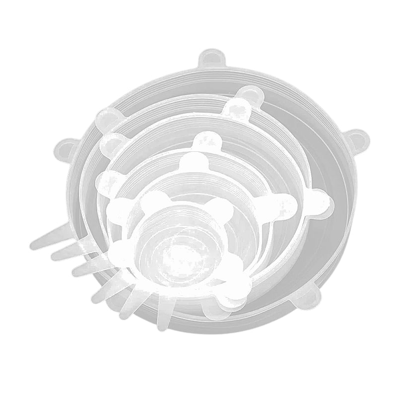 Silicone Stretch Bowl Lids Set – Reusable Food Covers, Heat Resistant & Eco-Friendly