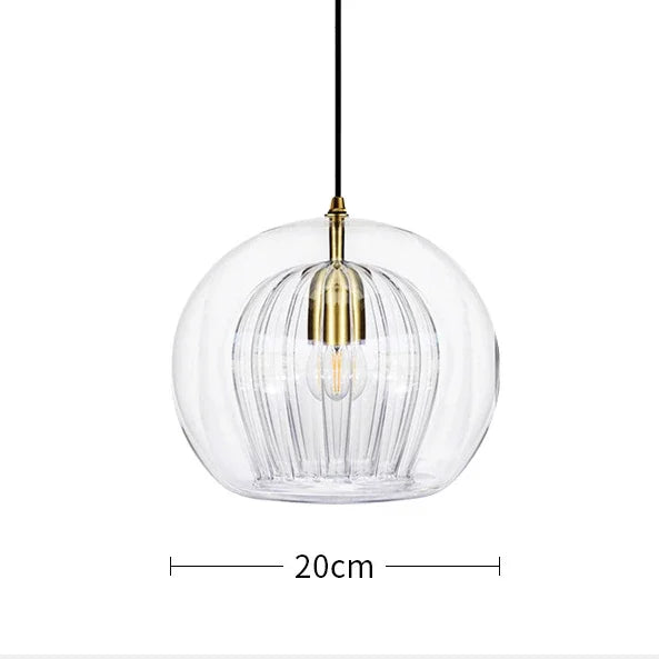 Modern Glass Pendant Light | LED Hanging Lamp for Home Décor