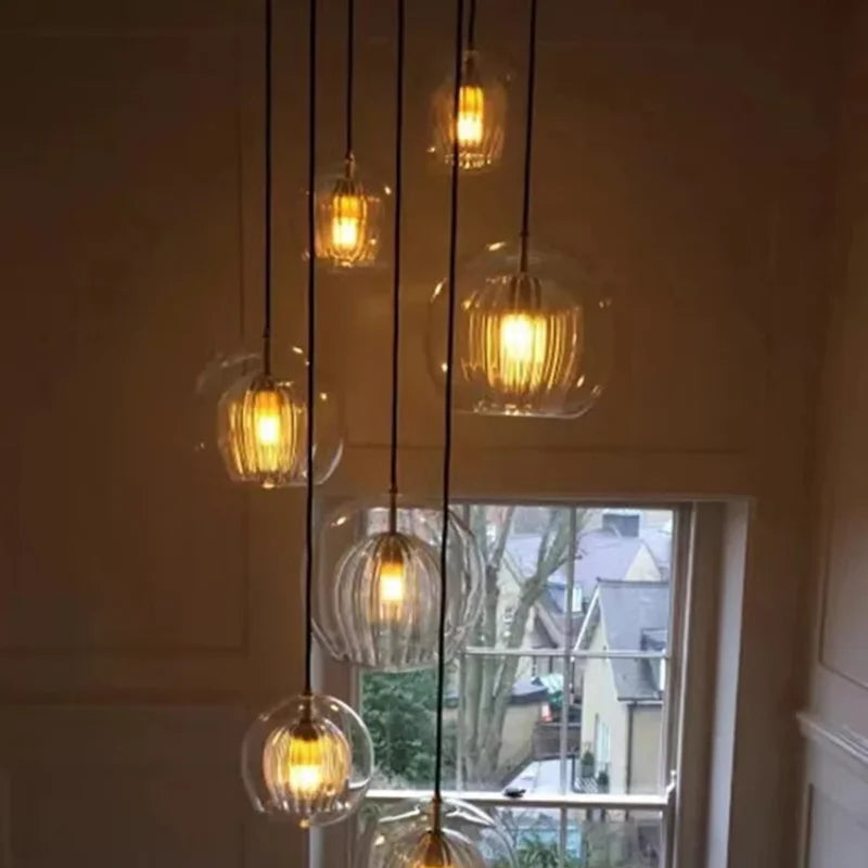 Modern Glass Pendant Light | LED Hanging Lamp for Home Décor