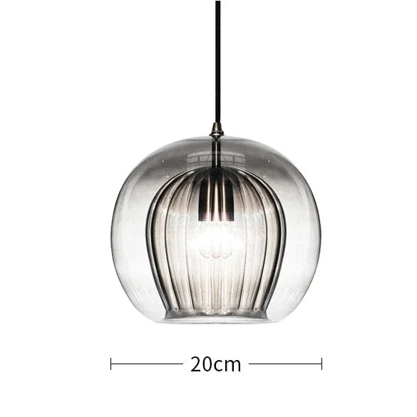 Modern Glass Pendant Light | LED Hanging Lamp for Home Décor