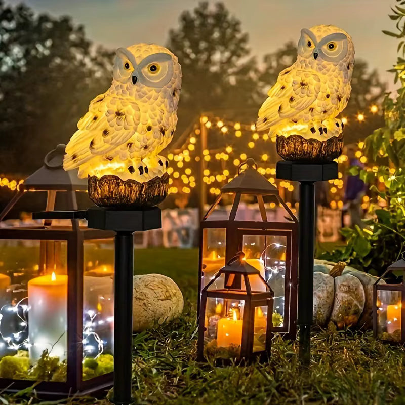 Owl Solar Garden Light – Waterproof Animal Lamp for Outdoor Decoration