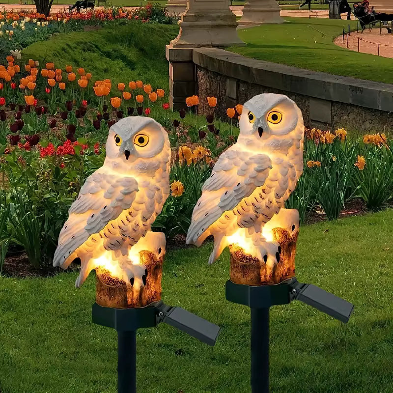 Owl Solar Garden Light – Waterproof Animal Lamp for Outdoor Decoration