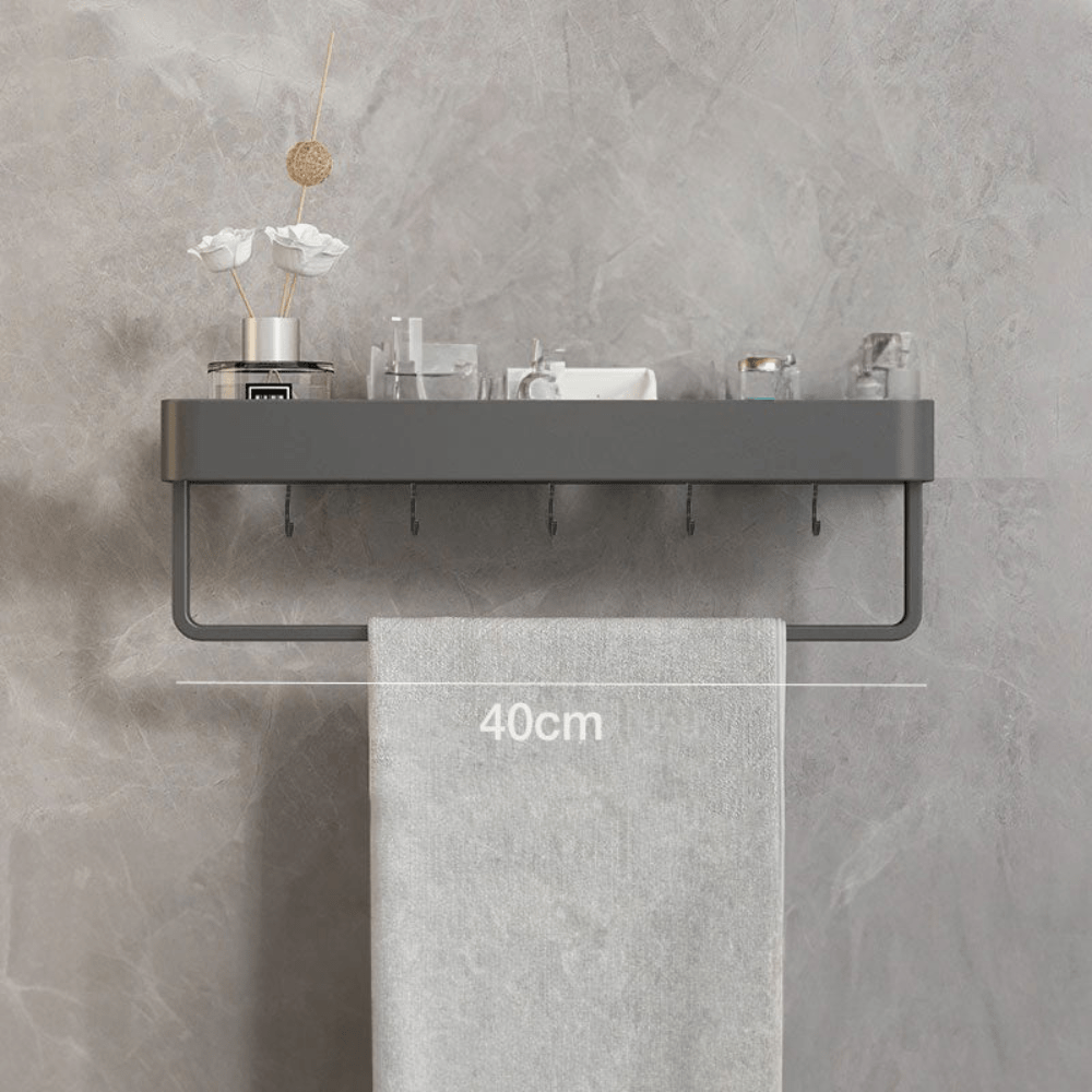 Bathroom Elegant Wall Rack | Contemporary Space Saving Design - Kyrafy