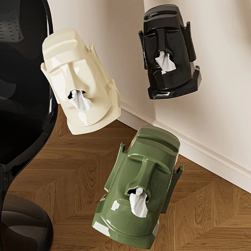 Creative Stone Figure Tissue Box – Modern Decorative Tissue Holder for Home & Office - Kyrafy