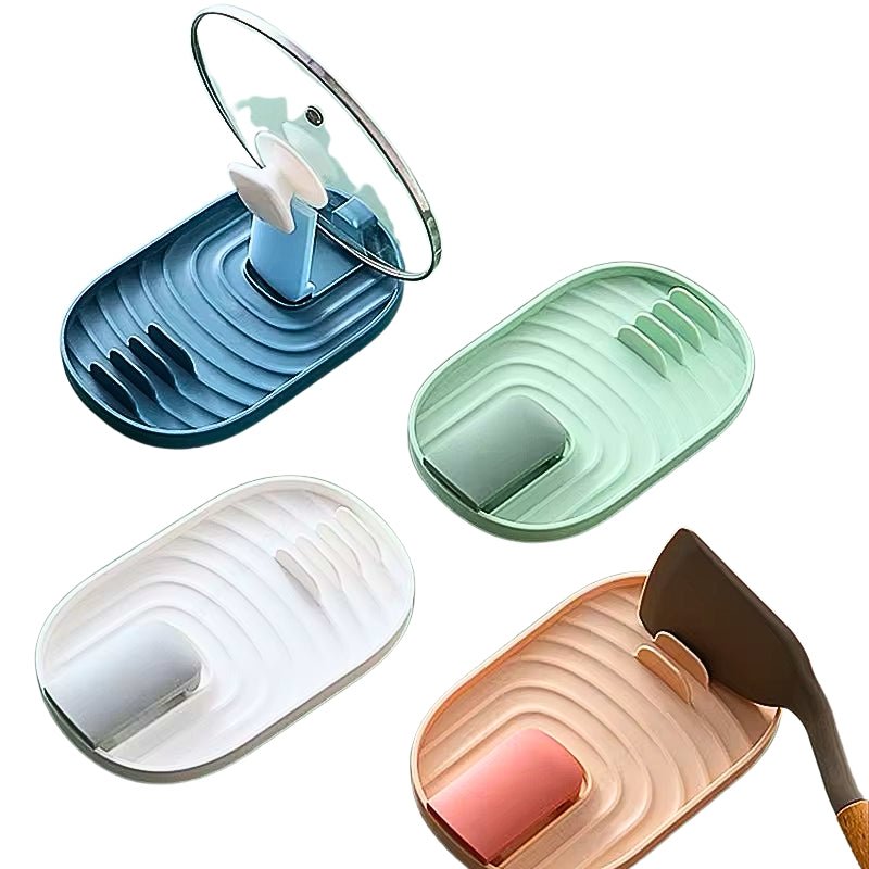 Foldable Pot Lid and Utensil Holder – Eco - Friendly Spoon Rest & Kitchen Organizer - Kyrafy