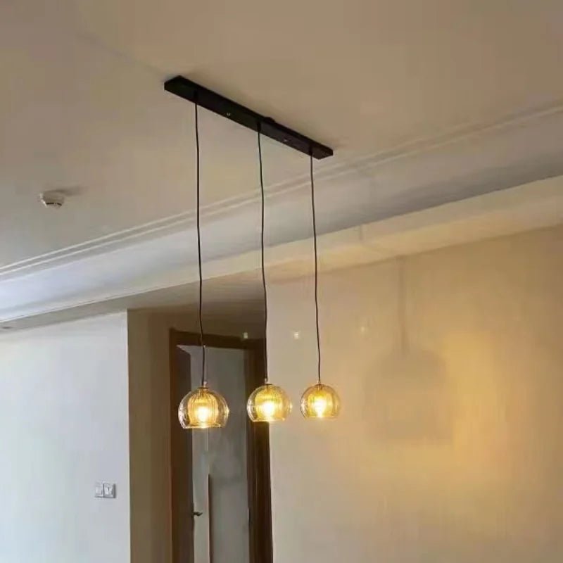 Modern Glass Pendant Light | LED Hanging Lamp for Home Décor - Kyrafy