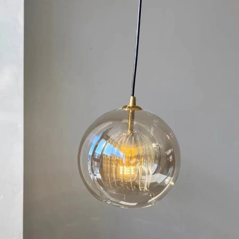 Modern Glass Pendant Light | LED Hanging Lamp for Home Décor - Kyrafy