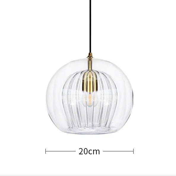 Modern Glass Pendant Light | LED Hanging Lamp for Home Décor - Kyrafy