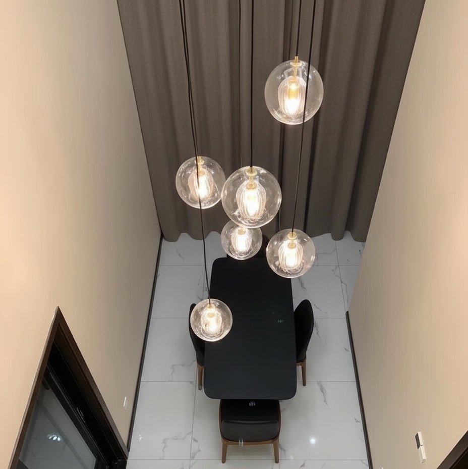 Modern Glass Pendant Light | LED Hanging Lamp for Home Décor - Kyrafy