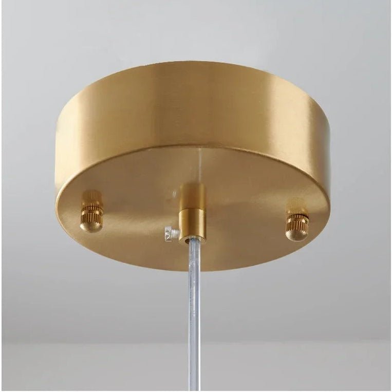 Modern Gold Copper Pendant Light – Elegant LED Ceiling Fixture for Bedroom & Living Room - Kyrafy