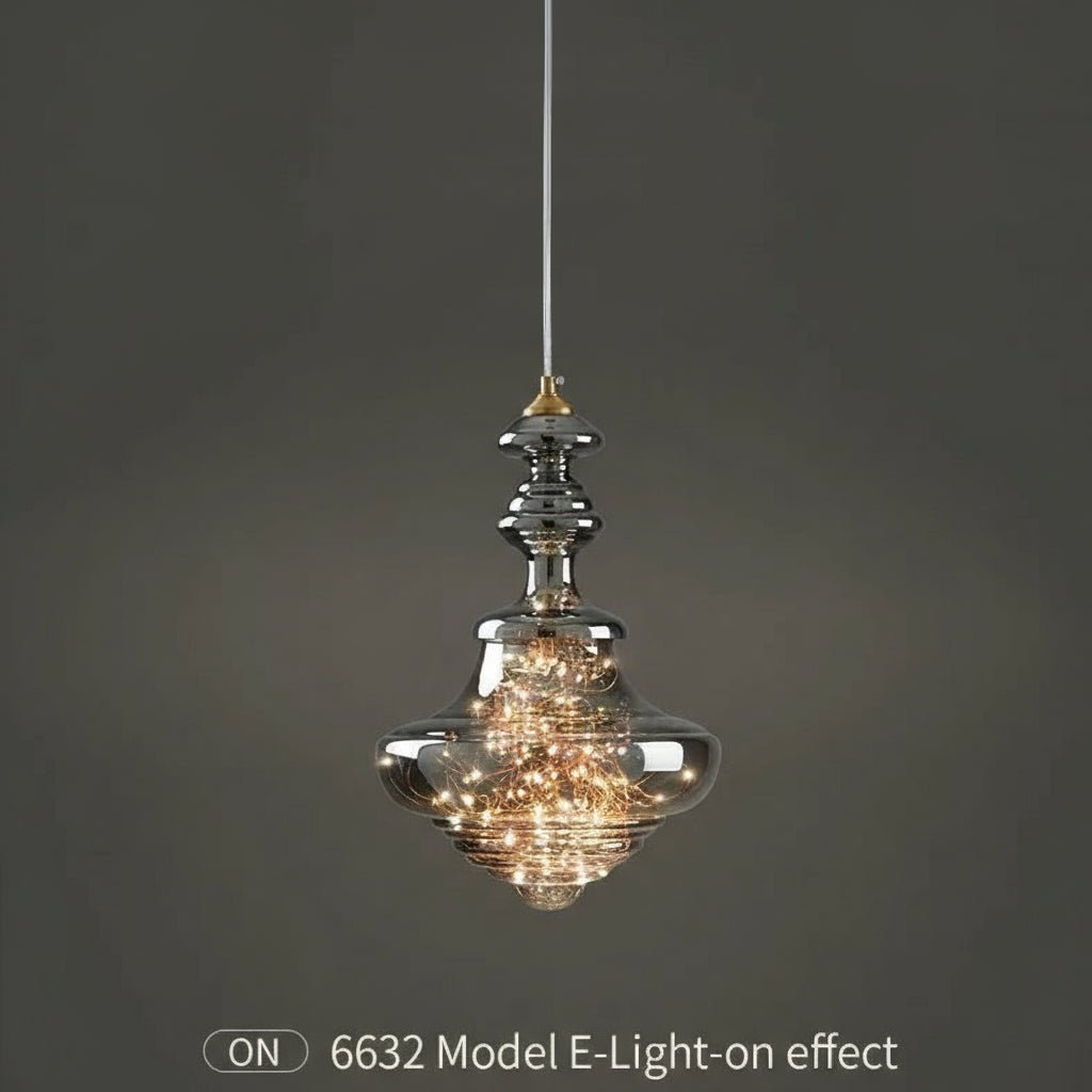 Modern Gold Copper Pendant Light – Elegant LED Ceiling Fixture for Bedroom & Living Room - Kyrafy