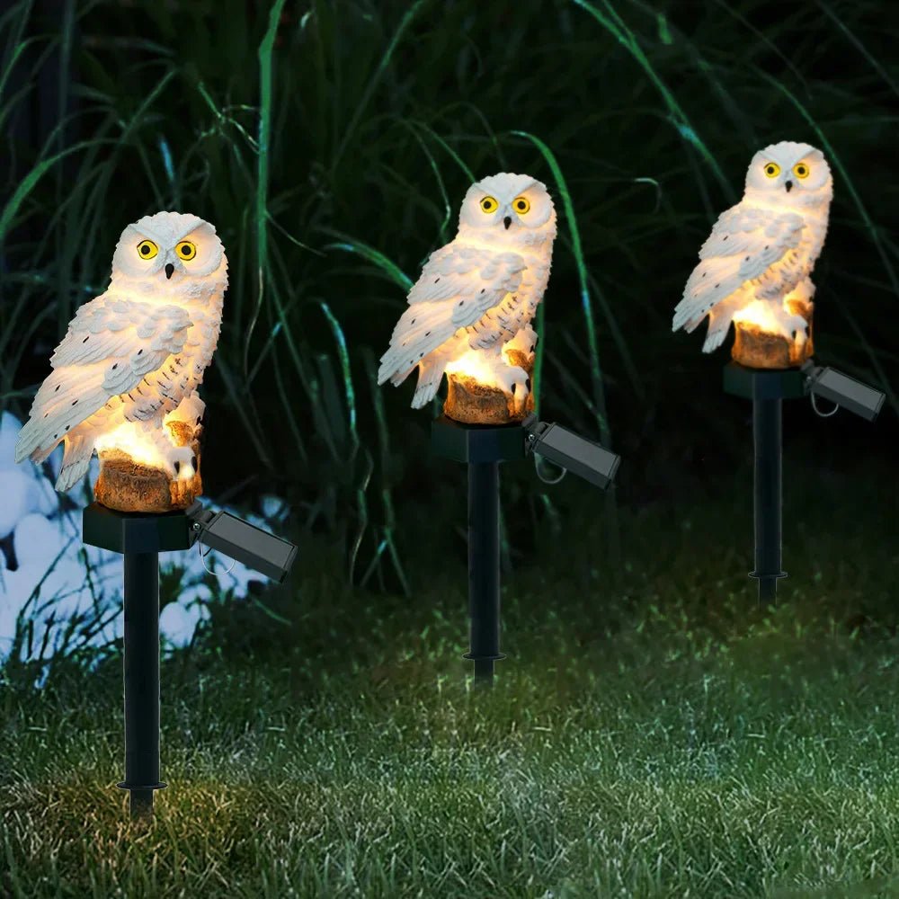 Owl Solar Garden Light – Waterproof Animal Lamp for Outdoor Decoration - Kyrafy