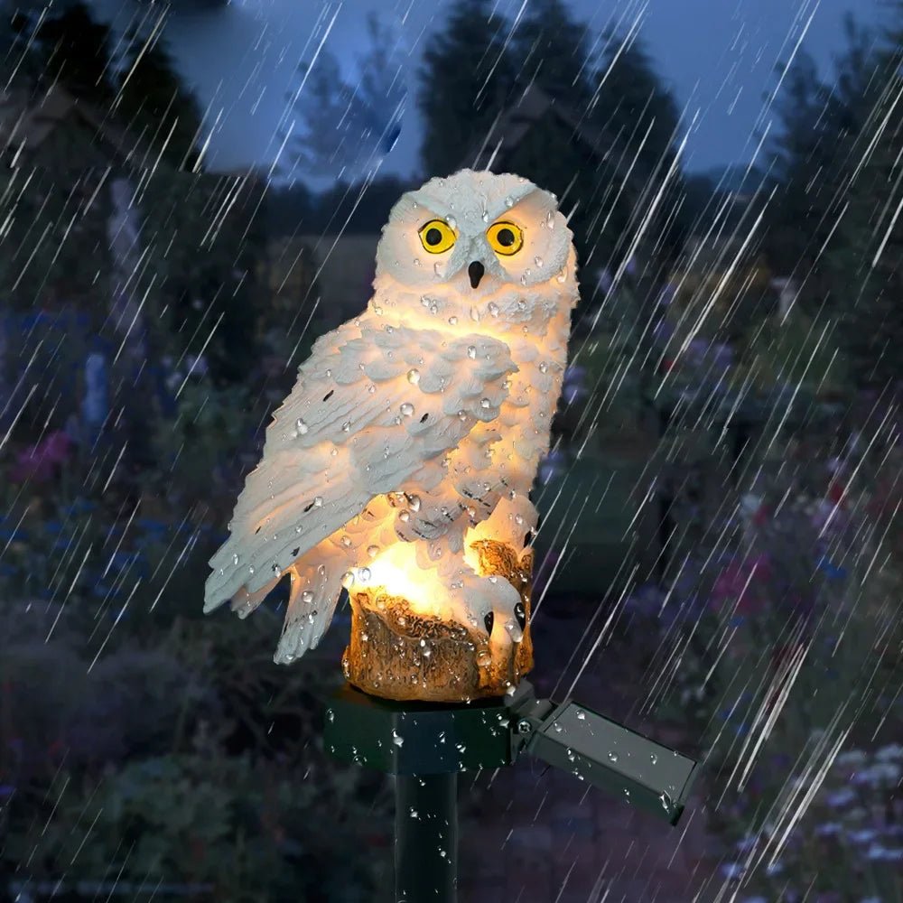 Owl Solar Garden Light – Waterproof Animal Lamp for Outdoor Decoration - Kyrafy