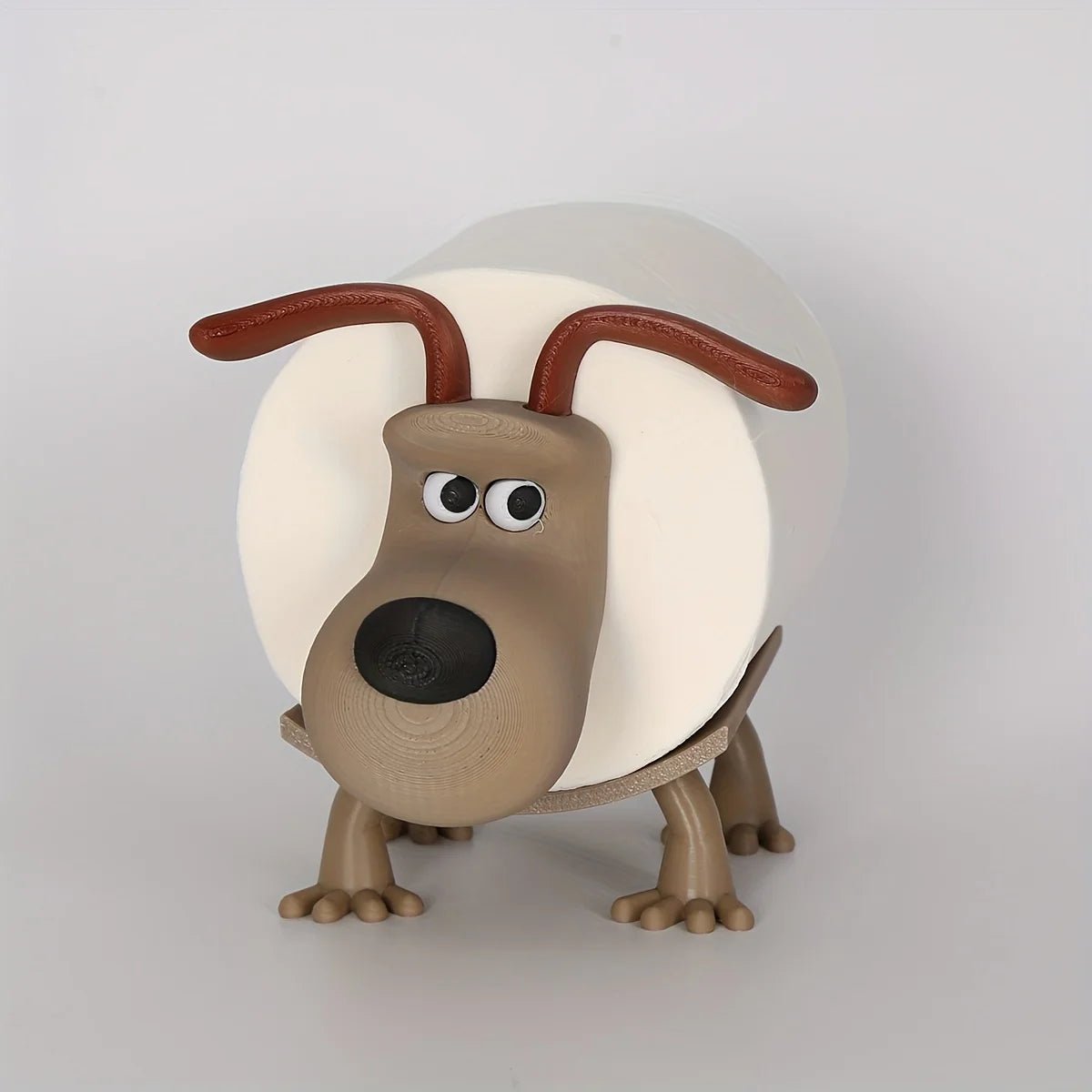 Puppy Toilet Paper Holder – Cute Dog Design Bathroom Organizer & Home Decor - Kyrafy