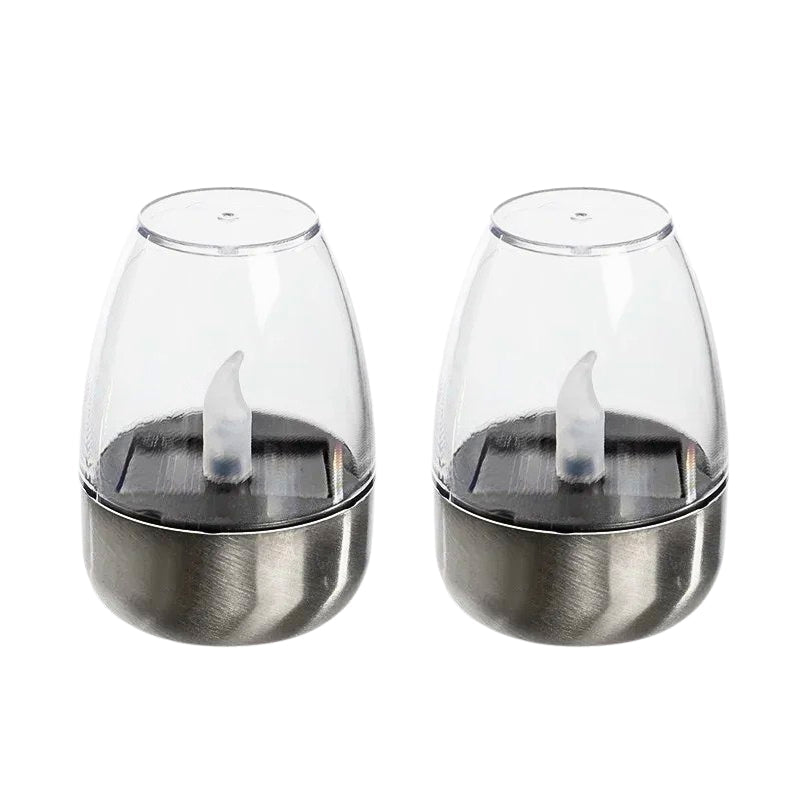 Solar Candle Lamp – Warm Flickering LED Light for Outdoor Garden & Patio Decor - Kyrafy