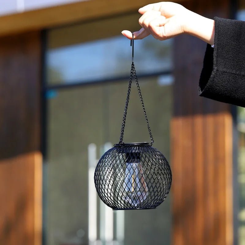 Solar Fairy Lantern – Waterproof Metal Hanging Light for Garden & Patio Decor - Kyrafy